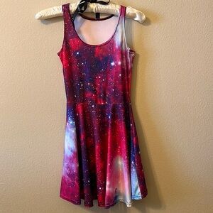 Galaxy skater dress